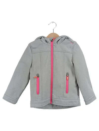 Northville Kinder Softshelljacke Mädchen Gr. 110 Grau Pink Outdoor