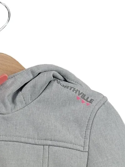 Northville Kinder Softshelljacke Mädchen Gr. 110 Grau Pink Outdoor