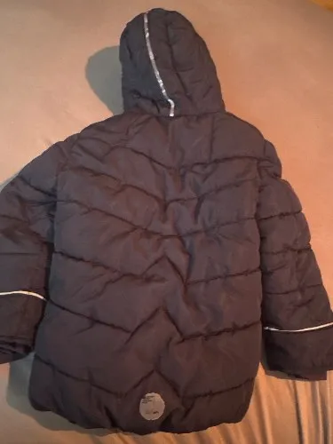 s.Oliver Winterjacke Kinder Gr. 116 Steppjacke Kapuze Blau