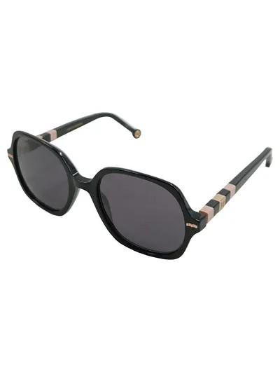 Carolina Herrera Sonnenbrille Damen Schwarz Elegant mit Etui
