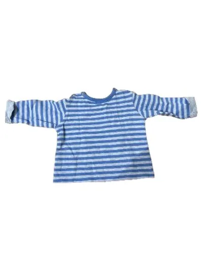 Kanz Baby Pullover Blau Gestreift Fuchs Motiv Gr. 68