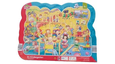 Playland Puzzle Im Kindergarten 25 Teile Konturpuzzle ab 3 Jahren