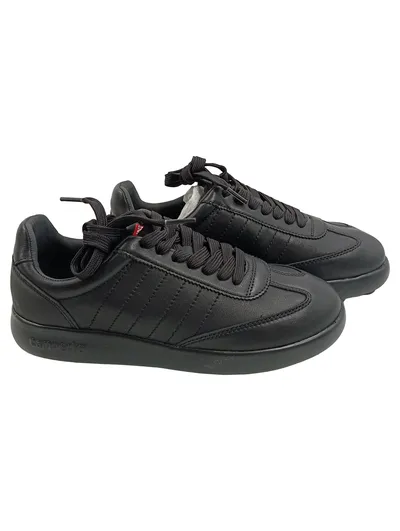 Camper Damen Sneaker Low Leder Schwarz Gr. 37 Freizeitschuhe Schnürschuhe