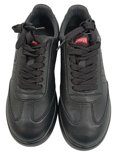 Camper Damen Sneaker Low Leder Schwarz Gr. 37 Freizeitschuhe Schnürschuhe