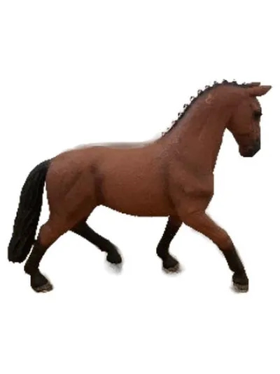 Schleich Pferd Hannoveraner Stute Braun Spielfigur Horse Club