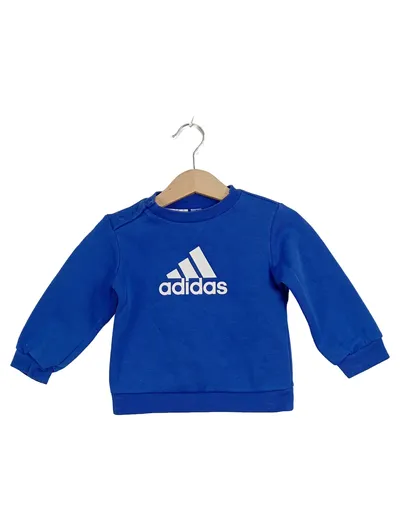 Adidas Baby Sweatshirt Blau Logo Print Gr. 74 6-9 Monate