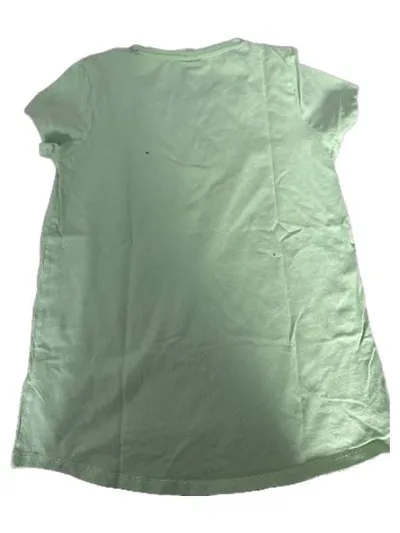 Famy T-Shirt Kinder Gr. 158 Grün Kurzarm Sonnendruck Baumwolle
