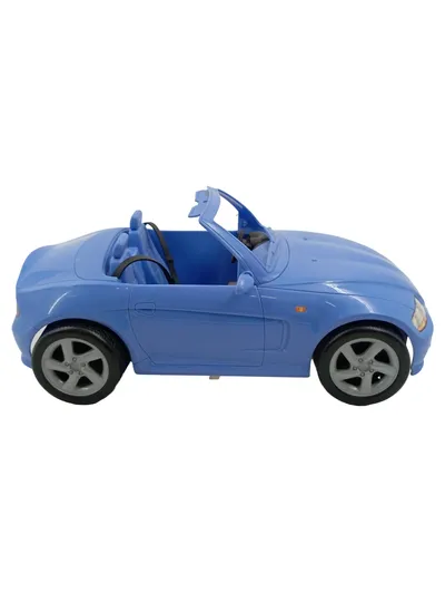 Barbie Auto Cabrio Roadster Blau Spielzeugauto Puppen Fahrzeug