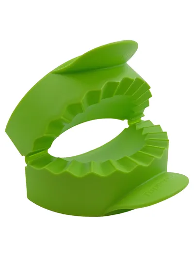 Tupperware Ravioli Former Teigfalle Maultaschenformer Grün Kunststoff