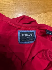 Be Board Damen Tank Top Maritim Rot Schriftzug Baumwolle Ärmellos Gr. XL Neu 3