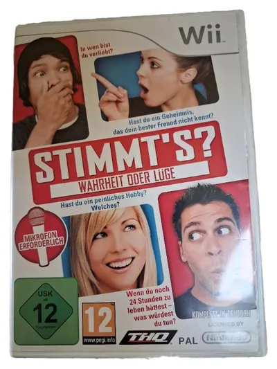 Stimmt's? Wahrheit oder Lüge THQ Nintendo Wii Partyspiel