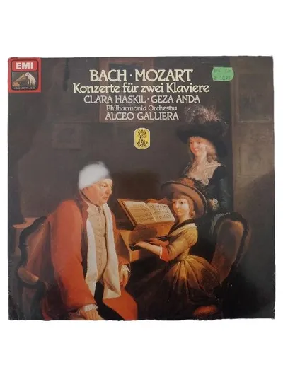 EMI Vinyl Bach Mozart Konzerte für zwei Klaviere Clara Haskil Geza Anda Klassik