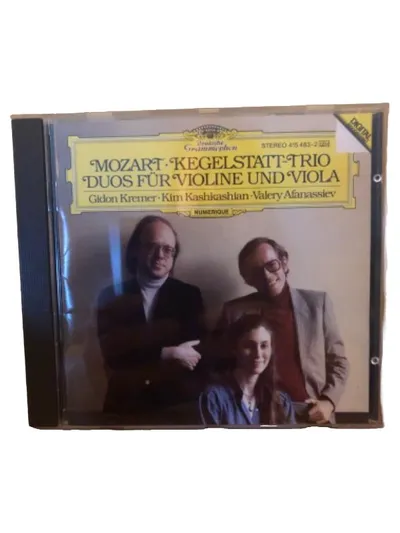 Deutsche Grammophon CD Mozart Kegelstatt-Trio Kremer Kashkashian Afanassiev