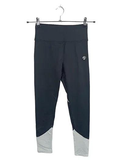 OCEANSAPART Damen Leggings Schwarz Weiß Colorblock Sport Gr. S