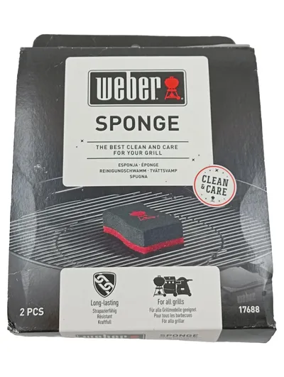 Weber Reinigungsschwamm SPONGE für Grill 2 Stück Schwarz