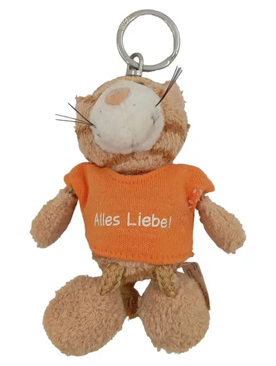 NICI Schlüsselanhänger Katze Alles Liebe Kuscheltier Plüschtier Anhänger 11cm