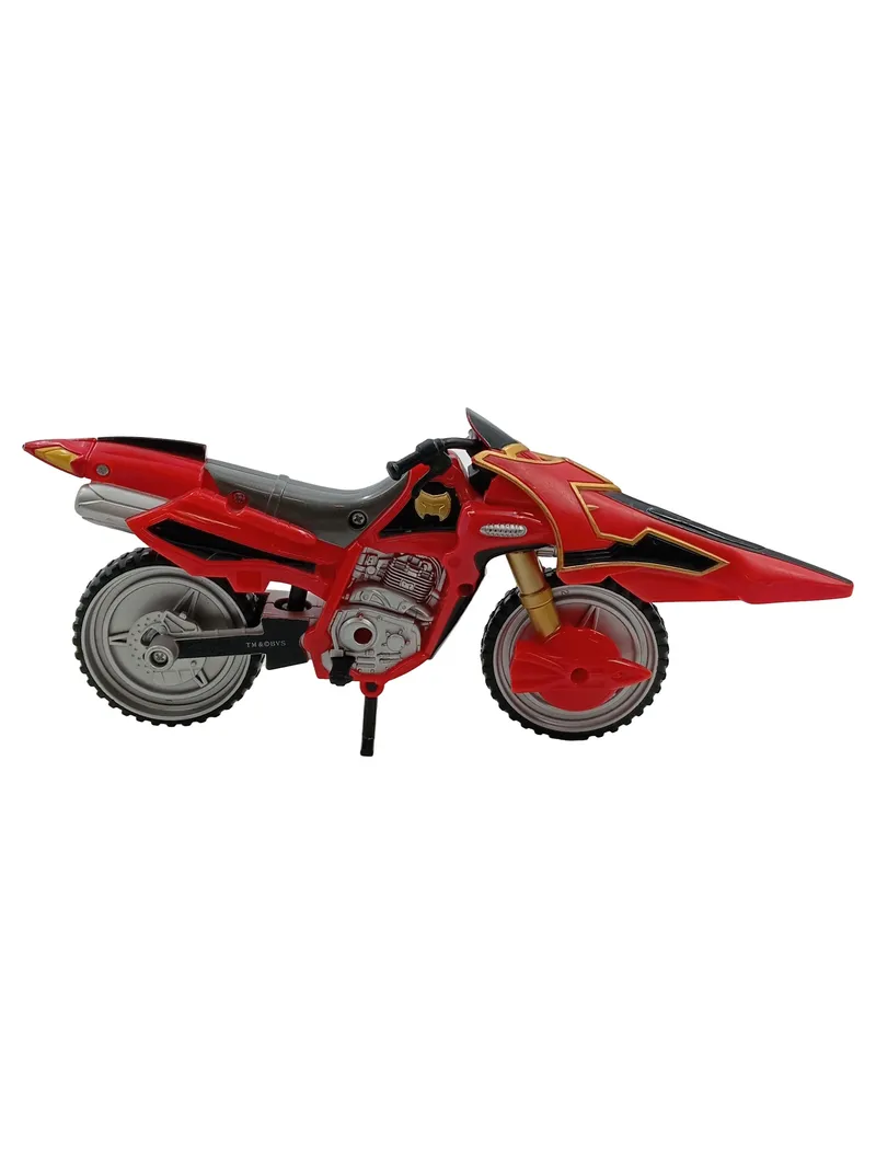 Bandai Motorrad Spielzeug Rot 23 cm Modellfahrzeug Power Rangers 2005 1