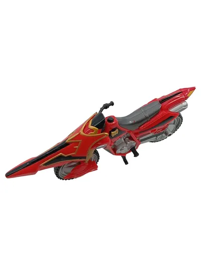 Bandai Motorrad Spielzeug Rot 23 cm Modellfahrzeug Power Rangers 2005