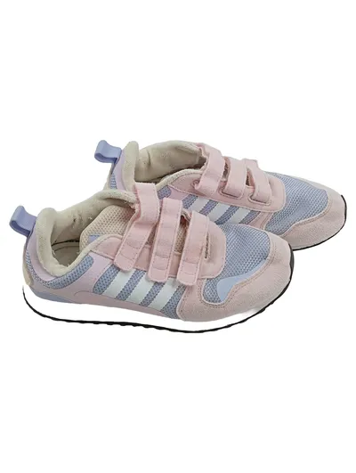 Adidas ZX Kinder Sneaker Rosa Blau Klettverschluss Gr. 34