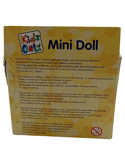 Kidz Only Mini Doll Baby Puppe mit Pferd Spielfiguren-Set Blau