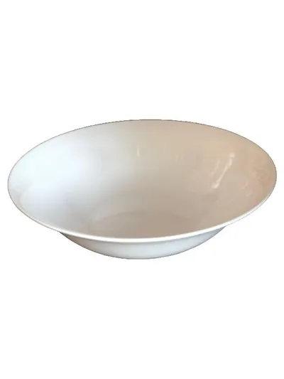 CASA NOVA Servierschüssel Bone China Porzellan Weiß 23cm Schale Alltag