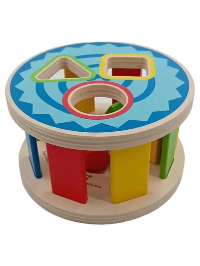 J'adore Holz Sortierspiel Steckpuzzle Formen Kleinkind Lernspielzeug bunt