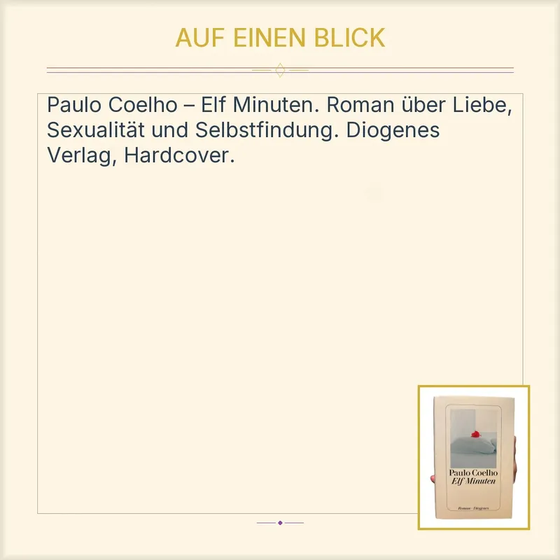 Elf Minuten Paulo Coelho Liebesroman Diogenes Verlag Taschenbuch 2