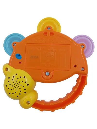 VTech Musikspaß Tamburin Baby Spielzeug Ente Lernspielzeug Orange
