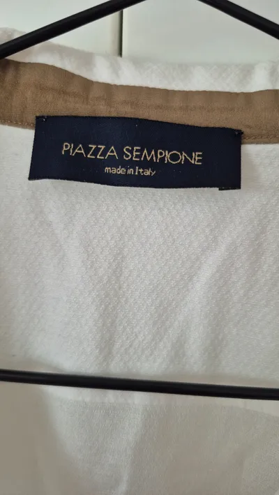 Piazza Sempione Damen Bluse Hemd Weiß Gr. 44 Klassisch