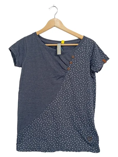 Alife & Kickin Zoe Shirt Damen T-Shirt Gr. S Marine Punkte Herz