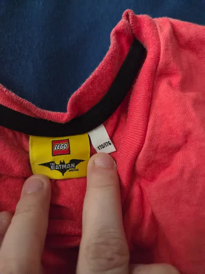 LEGO Batman Movie Rock T-Shirt Kinder Gr. 170/176 Rot Kurzarm