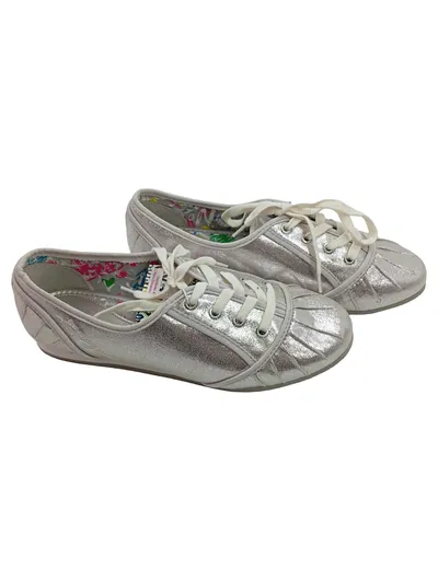 You Young Coveri Damen Sneaker Low Silber Metallic Größe 39