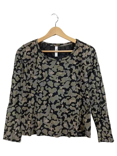 ever.me Damen Pullover Animal-Print Mehrfarbig Baumwolle Gr. 36 S