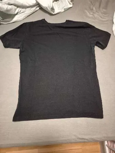 Trussardi Herren T-Shirt Schwarz Gr. 52/XL Logo Print Casual Baumwolle