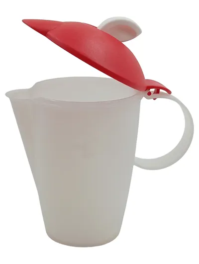 Tupperware Messbecher 500 ml mit Deckel Rot Kunststoff Rührbecher