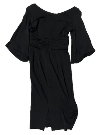 Laurèl Etuikleid Damen Gr. 36 Schwarz Elegant Abendkleid Midi