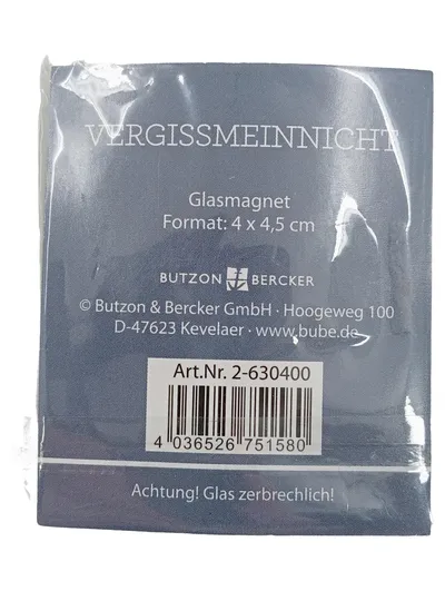 Butzon & Bercker Glasmagnet Engel Transparent Kühlschrankmagnet 4x4,5cm