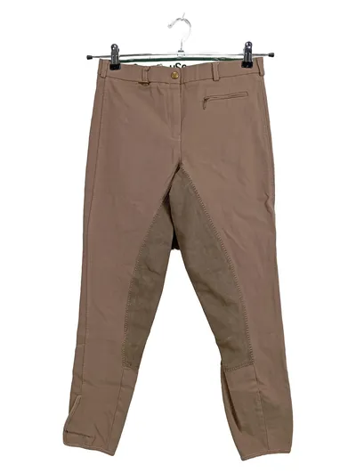 USG Reithose Damen Beige Vollbesatz Größe 40 Baumwolle Reitsport