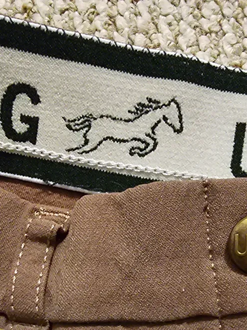 USG Reithose Damen Beige Vollbesatz Größe 40 Baumwolle Reitsport 3