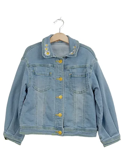 Monnalisa Jeansjacke Blau Gr. 122 Tweety Applikation Stickerei