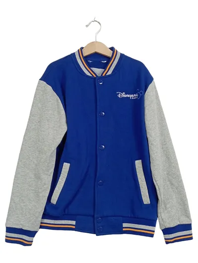 Disneyland Paris Bomberjacke Kinder Gr. 135/145 Blau Grau Mickey