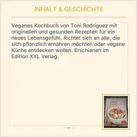 Vegan Kochen - Toni Rodriguez | Edition XXL | Vegane Rezepte Kochbuch 3
