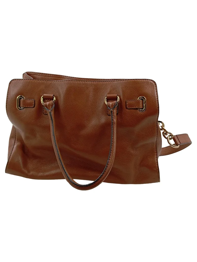 Michael Kors Damen Henkeltasche Leder Braun Groß Shopper Handtasche 2