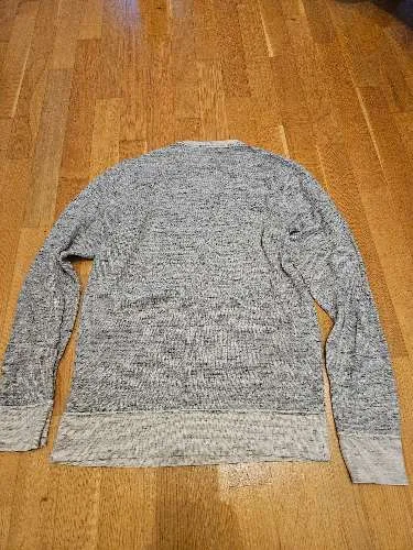 Tommy Hilfiger Pullover Herren Gr. S Grau Meliert Sweatshirt Baumwolle 2