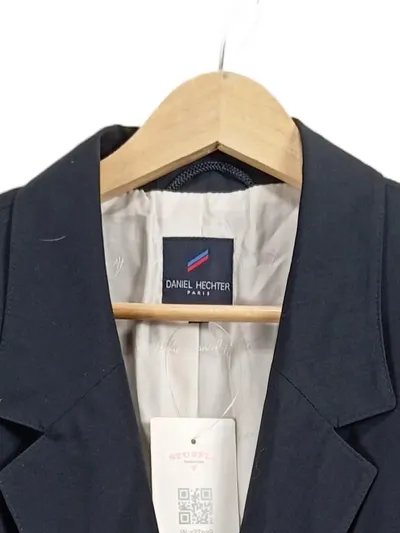 Daniel Hechter Damen Blazer Jacke Gr. 42 Schwarz Business Viskose