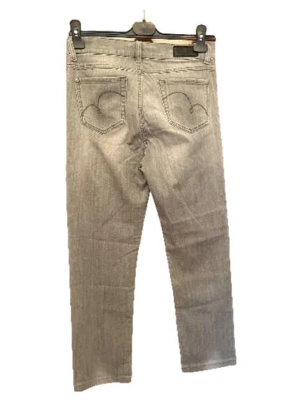 ANGELS Jeans Straight Leg Damen Gr. 38 W29 Grau Stretch Hose 3