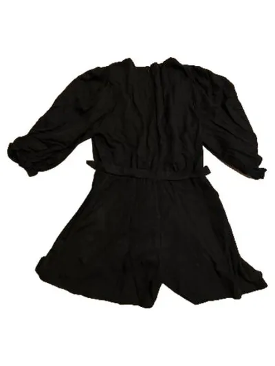 EDITED Damen Cocktailkleid Wickelkleid Schwarz Gr. 38 M Lyocell