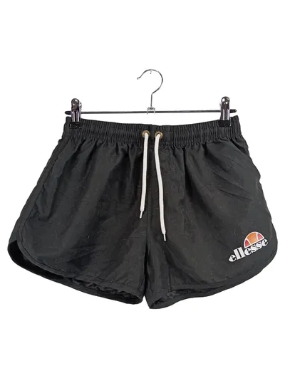 ellesse Badeshorts Damen Gr. M Schwarz Sportlich Retro