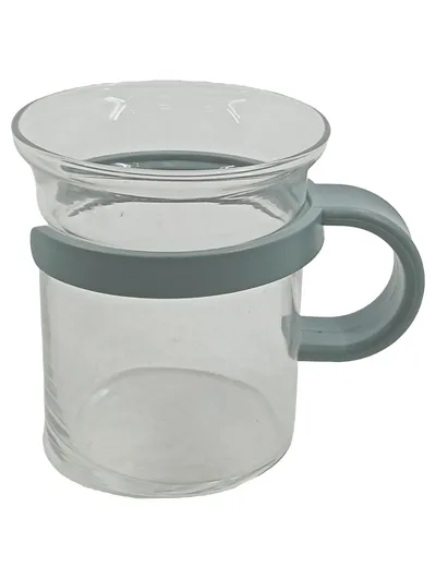 Bodum Teeglas Trinkglas mit Henkel 250ml Transparent Glas