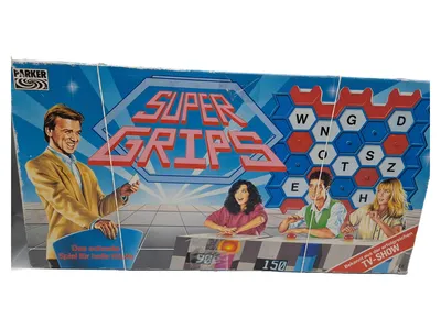 Parker Super Grips Brettspiel Wortspiel Buchstaben Denkspiel ab 10 Jahre